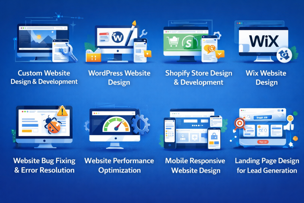 Website design Development services by Rajhans Digital